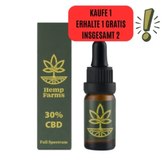 CBD Tropfen Hemp Farms 30% 10ml. Full Spectrum